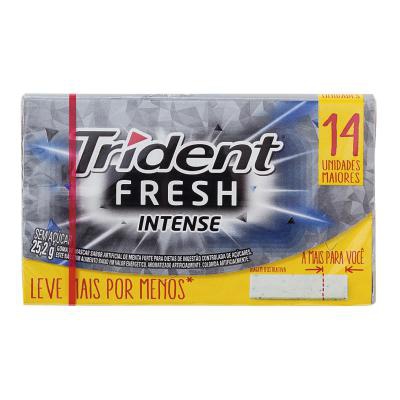 Chicletes Trident Xfresh Intense 14S